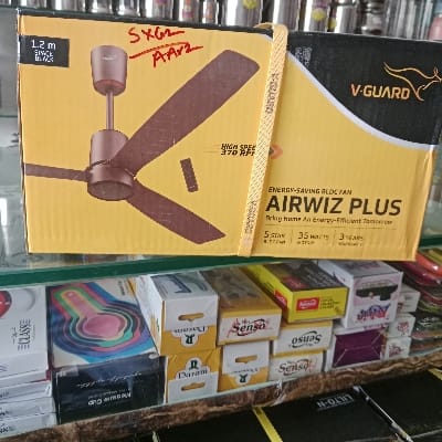 VGUARD AIRWIZ PLUS SPACE BLACK 48" BLDC CEILING FAN