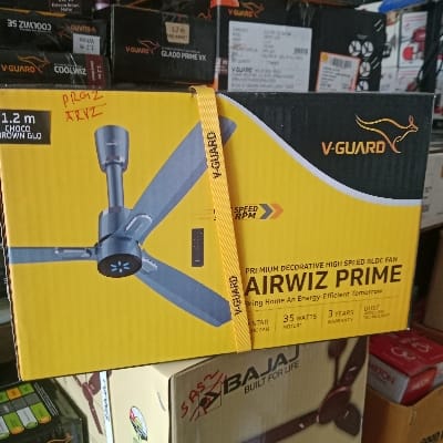 VGUARD AIRWIZ PRIME CHOCO BROWN GLO 48" BLDC CEILING FAN