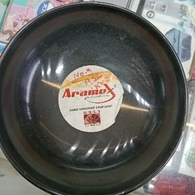 ARAMEX HARD ANODISED COOKWARE NON STICK KADAI SIZE 09 TH 3.9mm