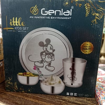 GENIL AN INNOVATIVE ENVIRONMENT LITTLE KIDS SET STAINLESS STEEL VARIANTS LASER 3 set