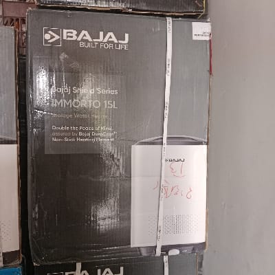 BAJAJ SHIELD SERIES IMMORTO 15.L(150944) STORAGE WATER HEATER 2 PIS