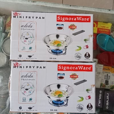 SIGNORA WARE MINI FRY PAN 14.cm.520.ml .2 .pis