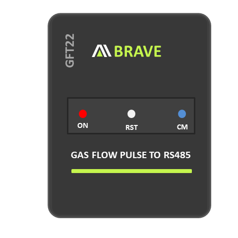 Gas Flow Pulse to Modbus RS485 Transmitter-GFT22