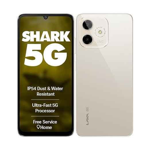 Lava Shark 5G (Steller Gold, 4GB RAM, 64GB Storage)