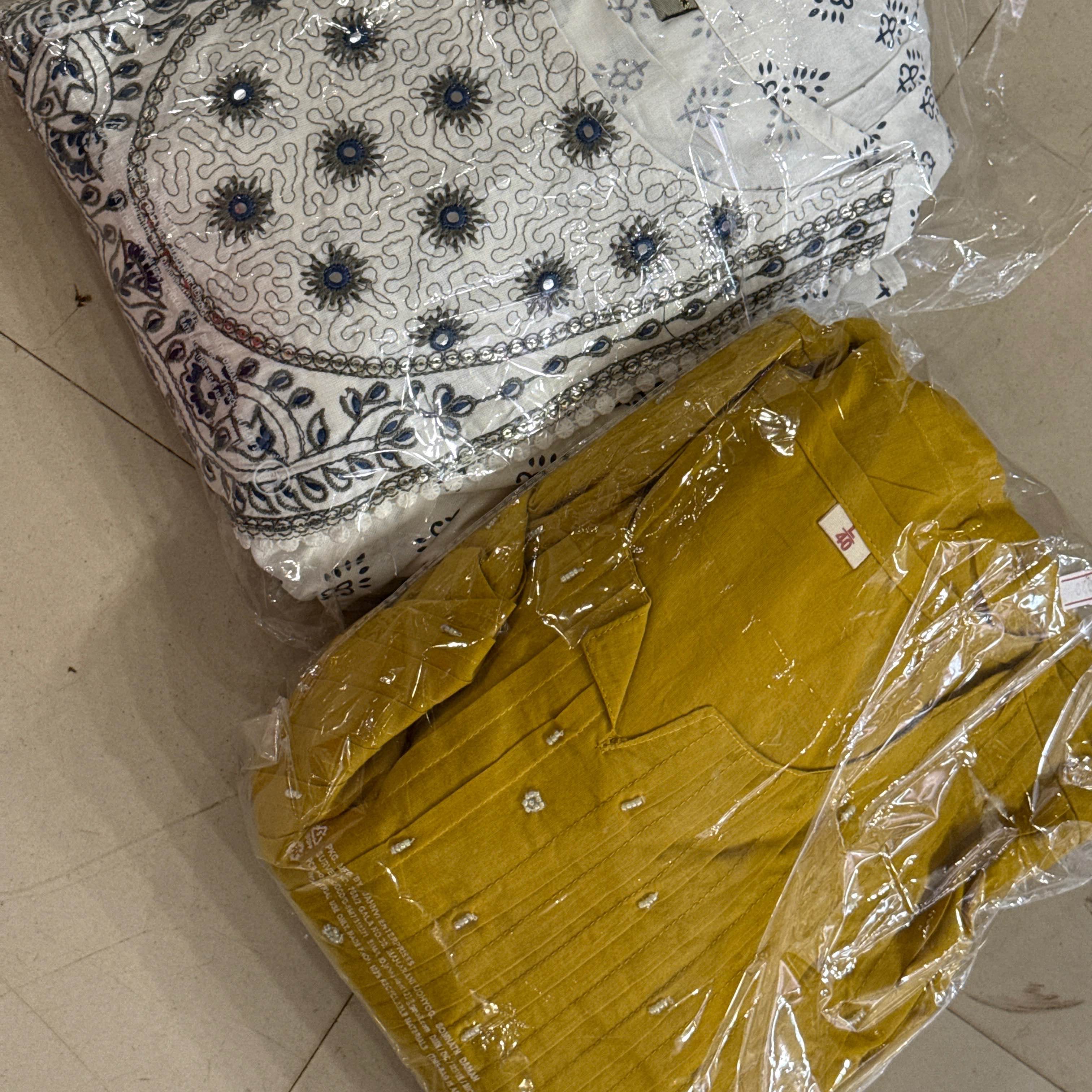 sree- blue & yellowchuridar