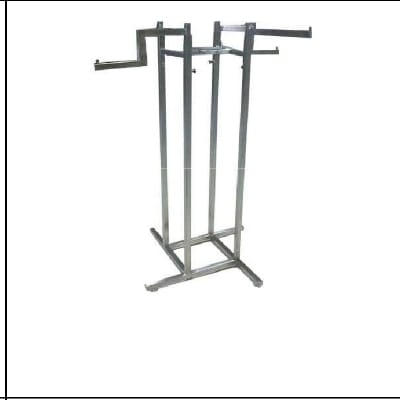 Garment 4 Way Stand With Stainless Steel Durable Quality 304 Grade