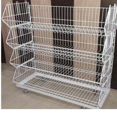 Aligator For Chips And Bread Rack (height -4', length - 3', Depth -18" With Stand
