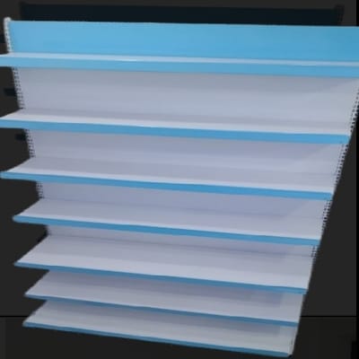 "L" Type Wall Side Standing Display Rack (Ht-8 feet , Width -3 Feet )