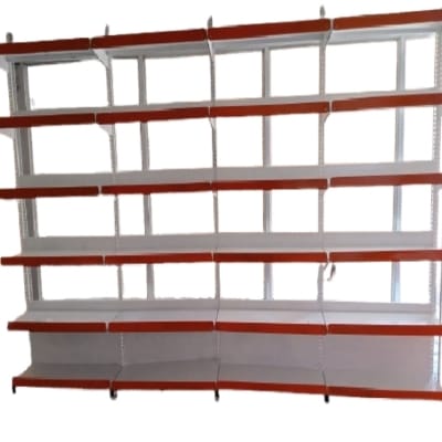 "L" Type Wall Side Standing Crockery Display Rack (Ht-7 Feet, Width 3 Feet )