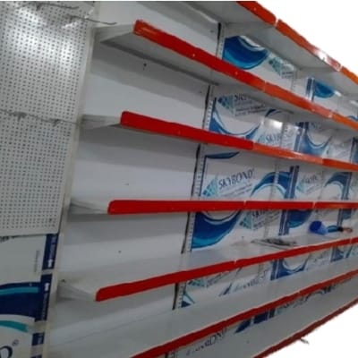 "I" Type Wall Mounted Display Rack (Ht-8 feet , Width -3 Feet )