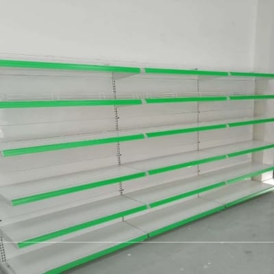 "L" Type Wall Side Standing Display Rack (Ht-7 feet , Width -3 Feet )