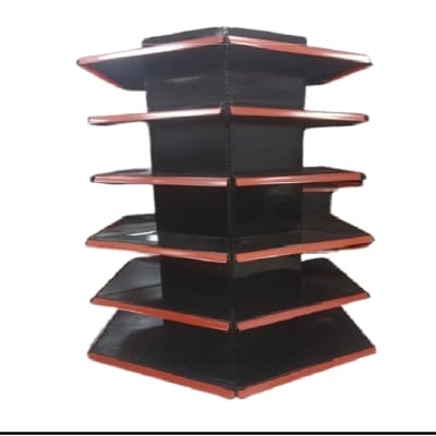 Pillar Rack center Side Standing Display Rack (Ht-7 feet , Width -2 Feet Arround )