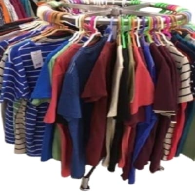 Garment Round Rack Stainless Steel