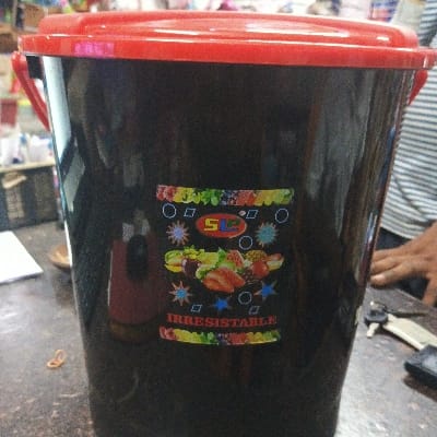 Royel black dust bin