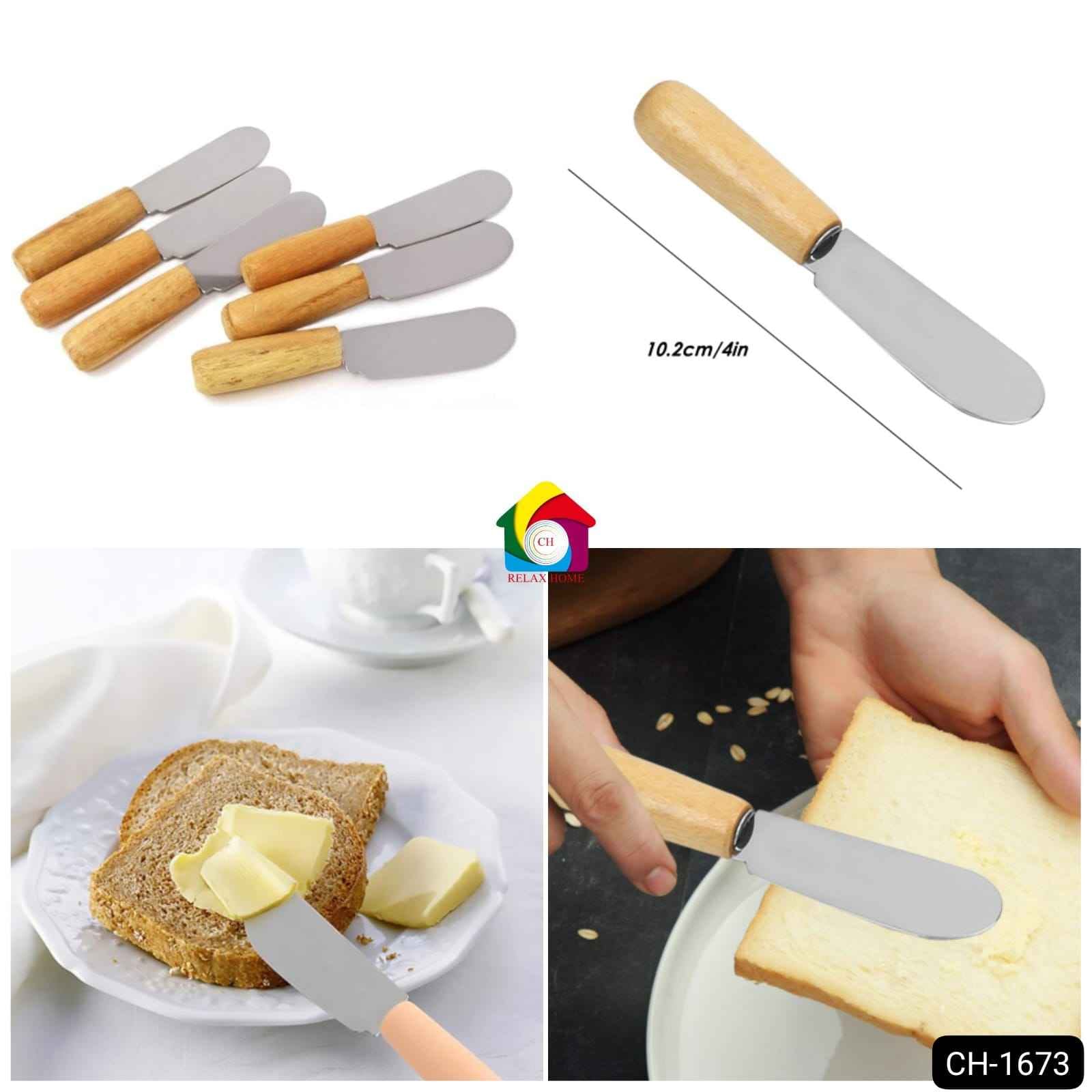 6PCS Stainless Steel Butter Spreader