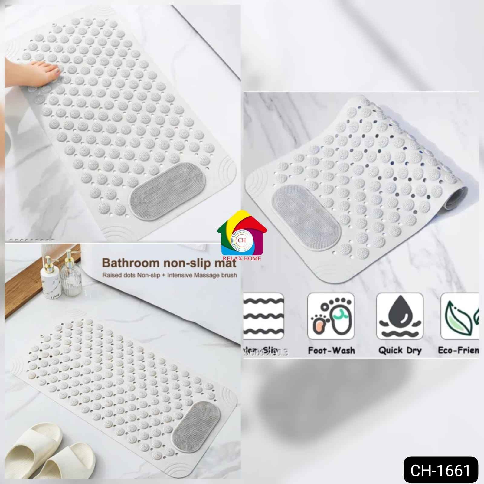 Anti Skid Bath mat with Foot Scrubber