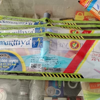 Samarthya 16.inch s.s floor wiper with 3.ft.22 mm s s pipe 3.p