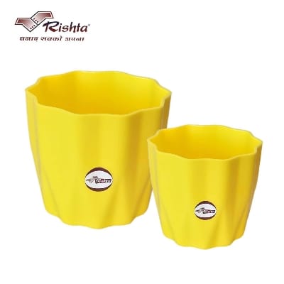Flower pot lotus 4"