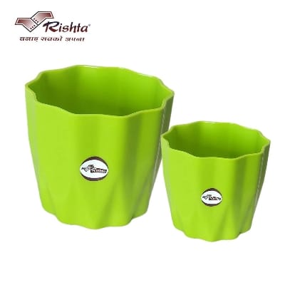 Flower pot lotus 6"
