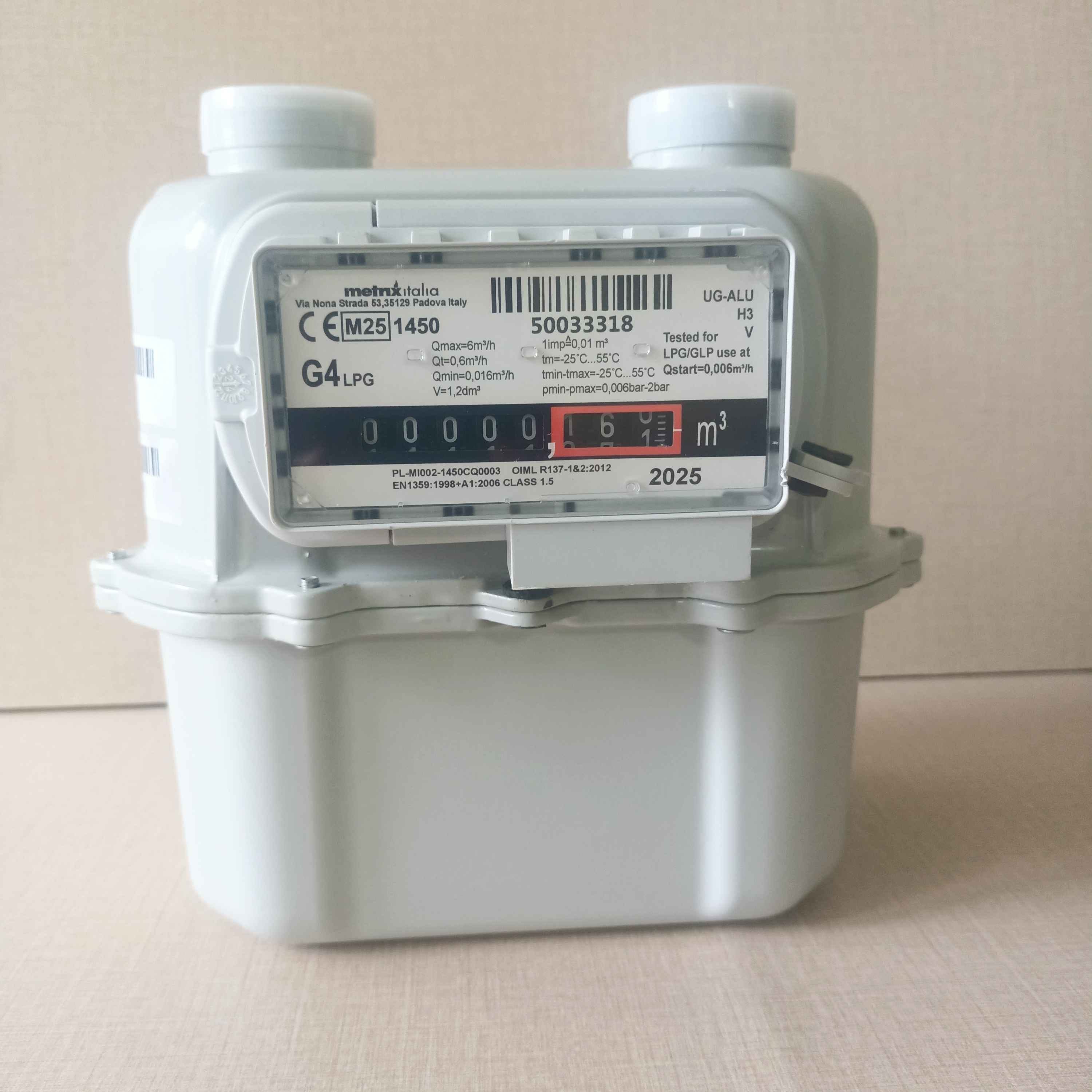 Gas Flow Meter G4 Pmin-0.006bar Pmax-2bar