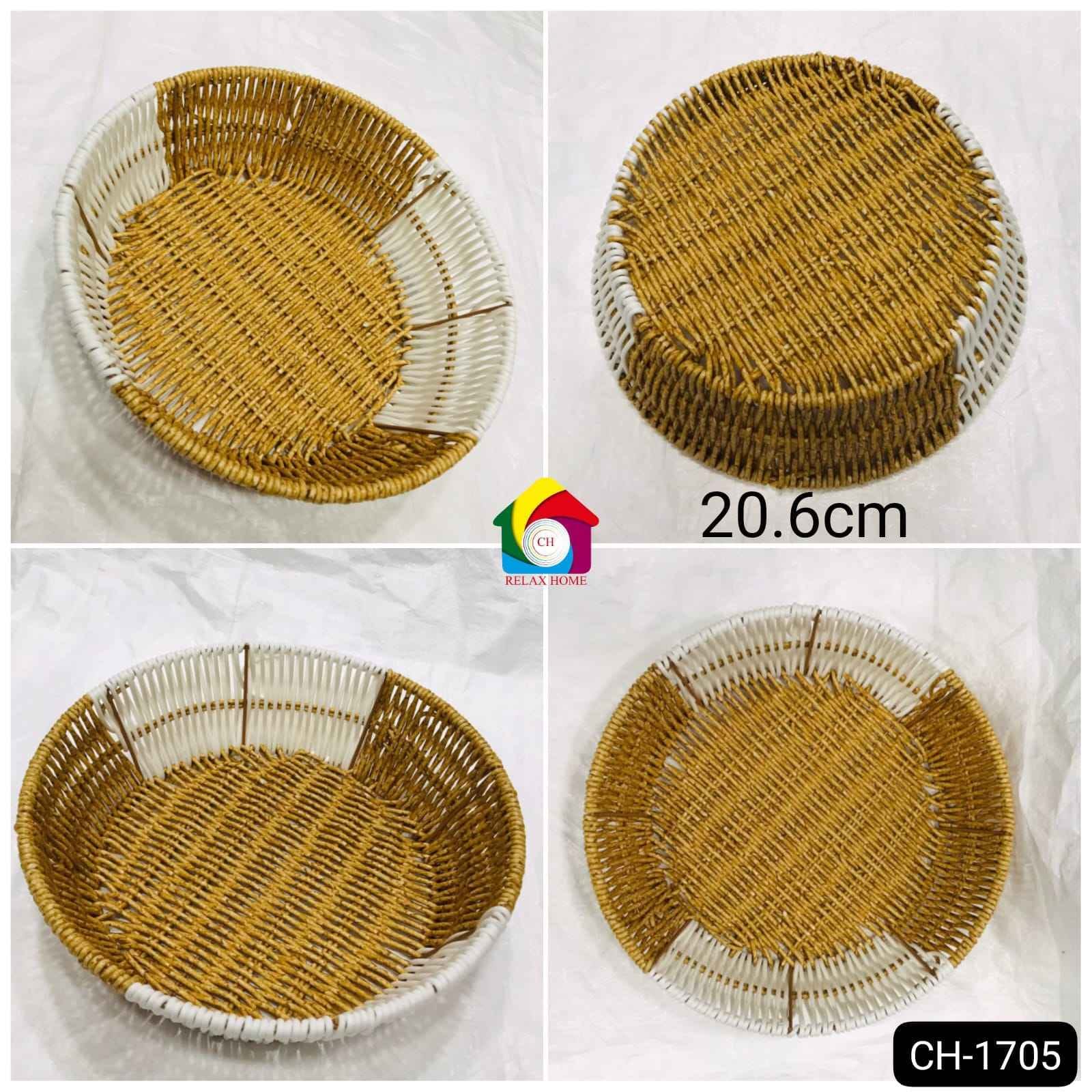 Round Wooden fruit basket