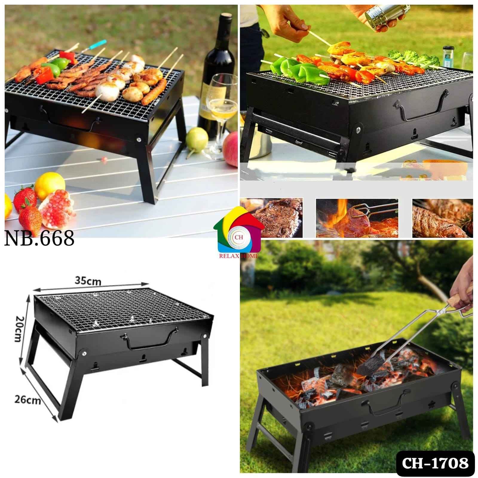 Portable and Foldable Barbeque Grill set