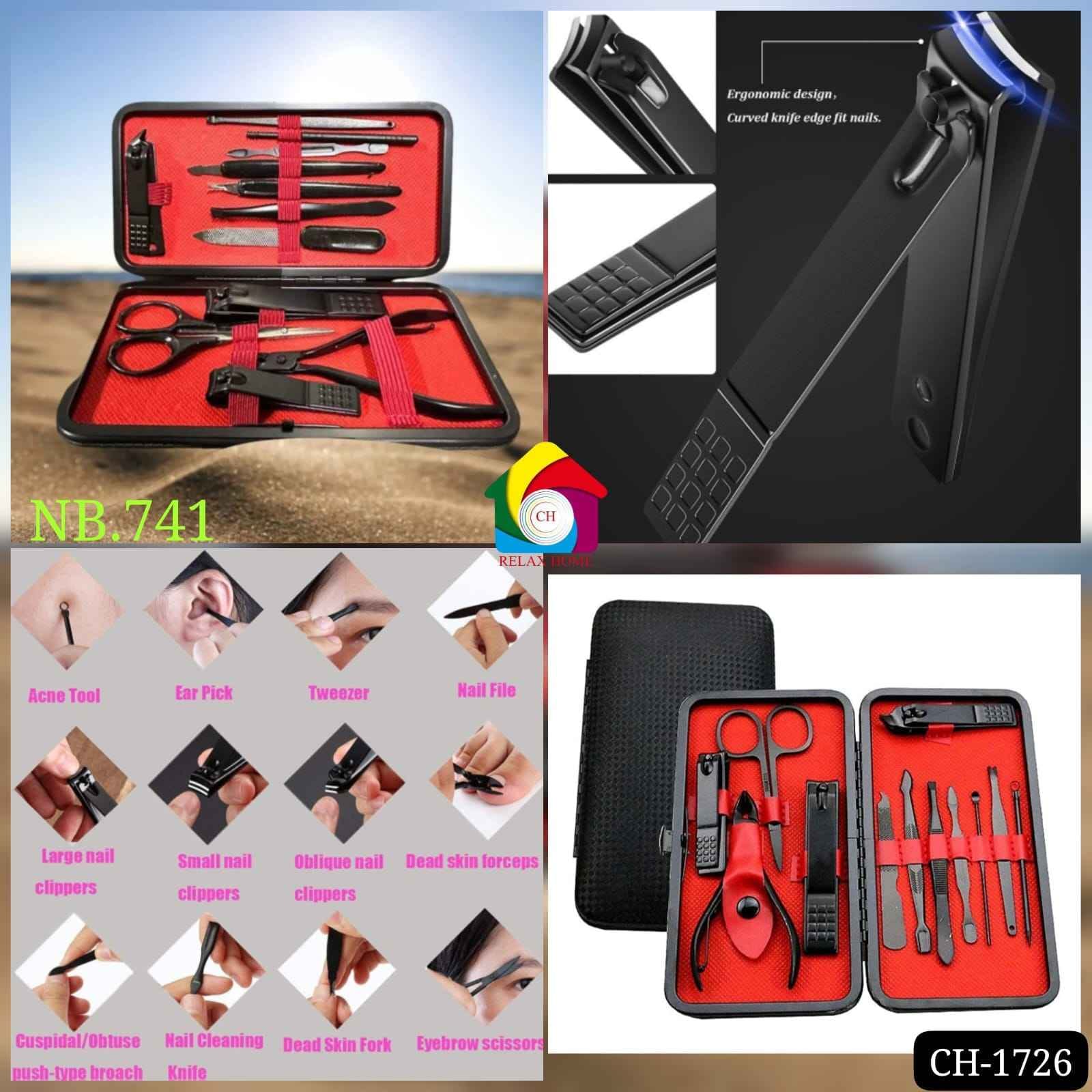 12 in 1 Stainless Steel Pedicure Manicure Set