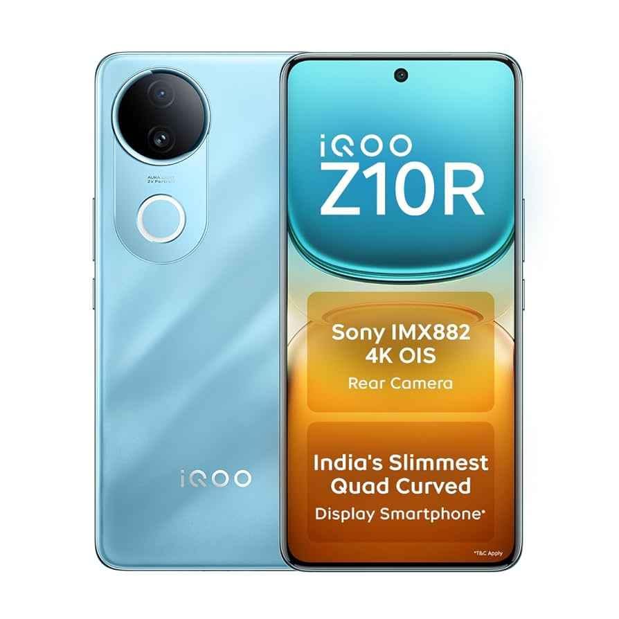 iQOO Z10R 5G (Aquamarine, 8GB RAM, 256GB Stroage)