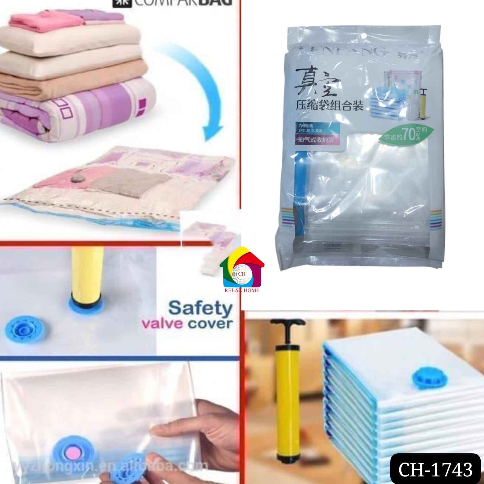 Set of 6pcs 5pcs Vaccum bag