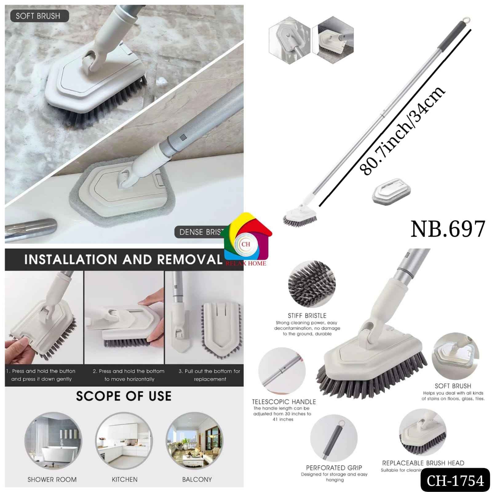 2 in 1 Scrape Brush