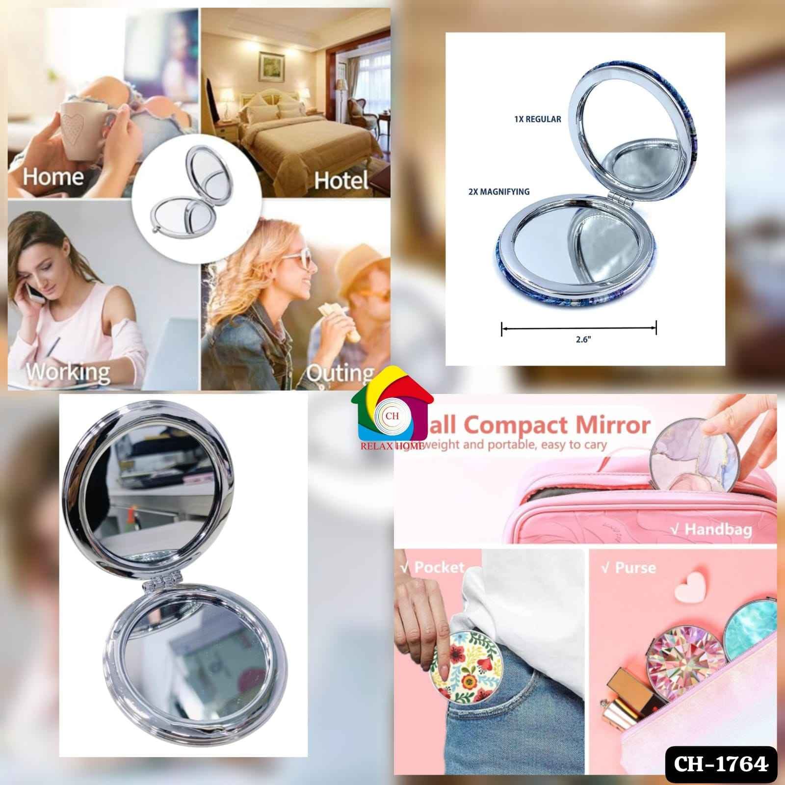 Round Mirror For Travelling