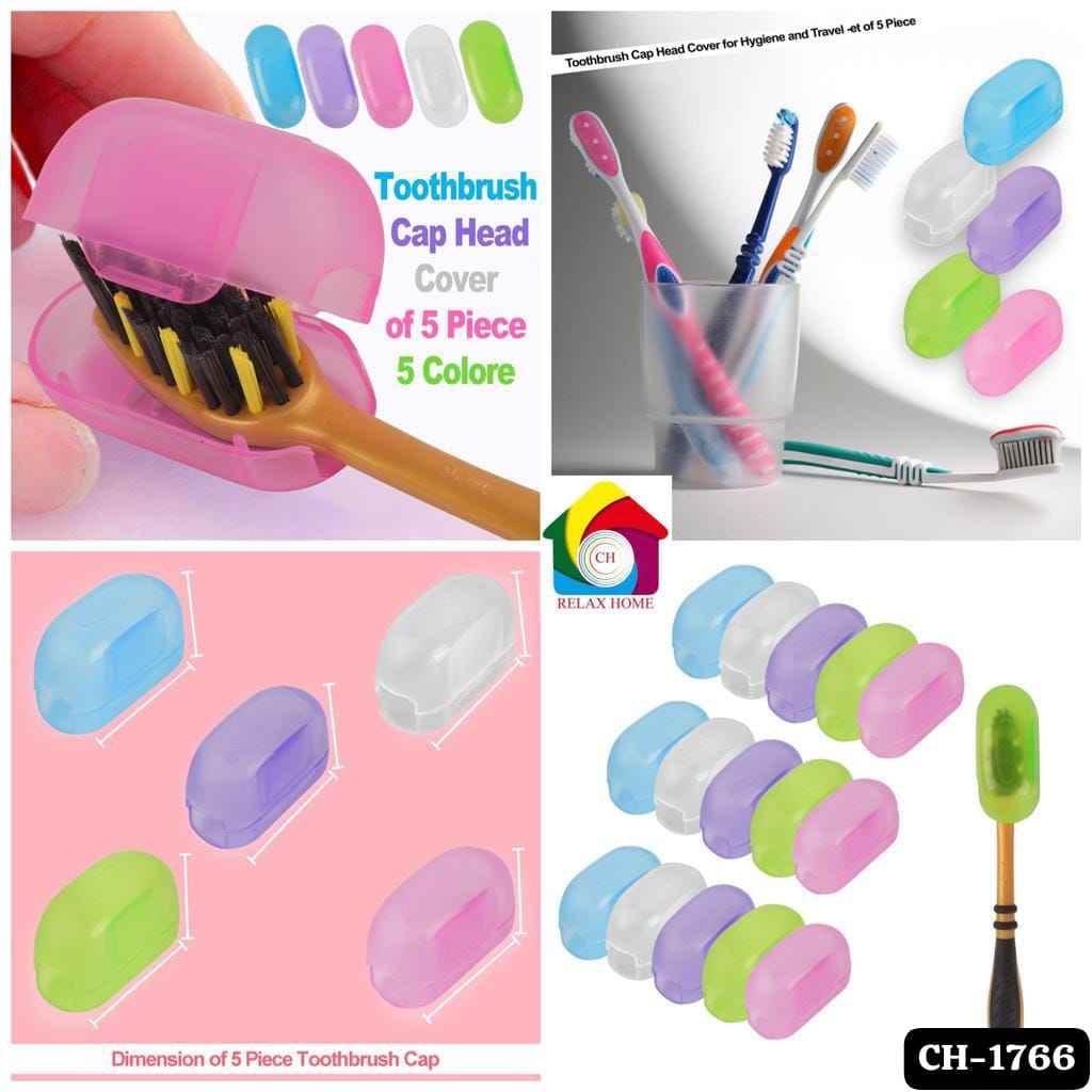 5pcs Plastic Toothbrush Guard