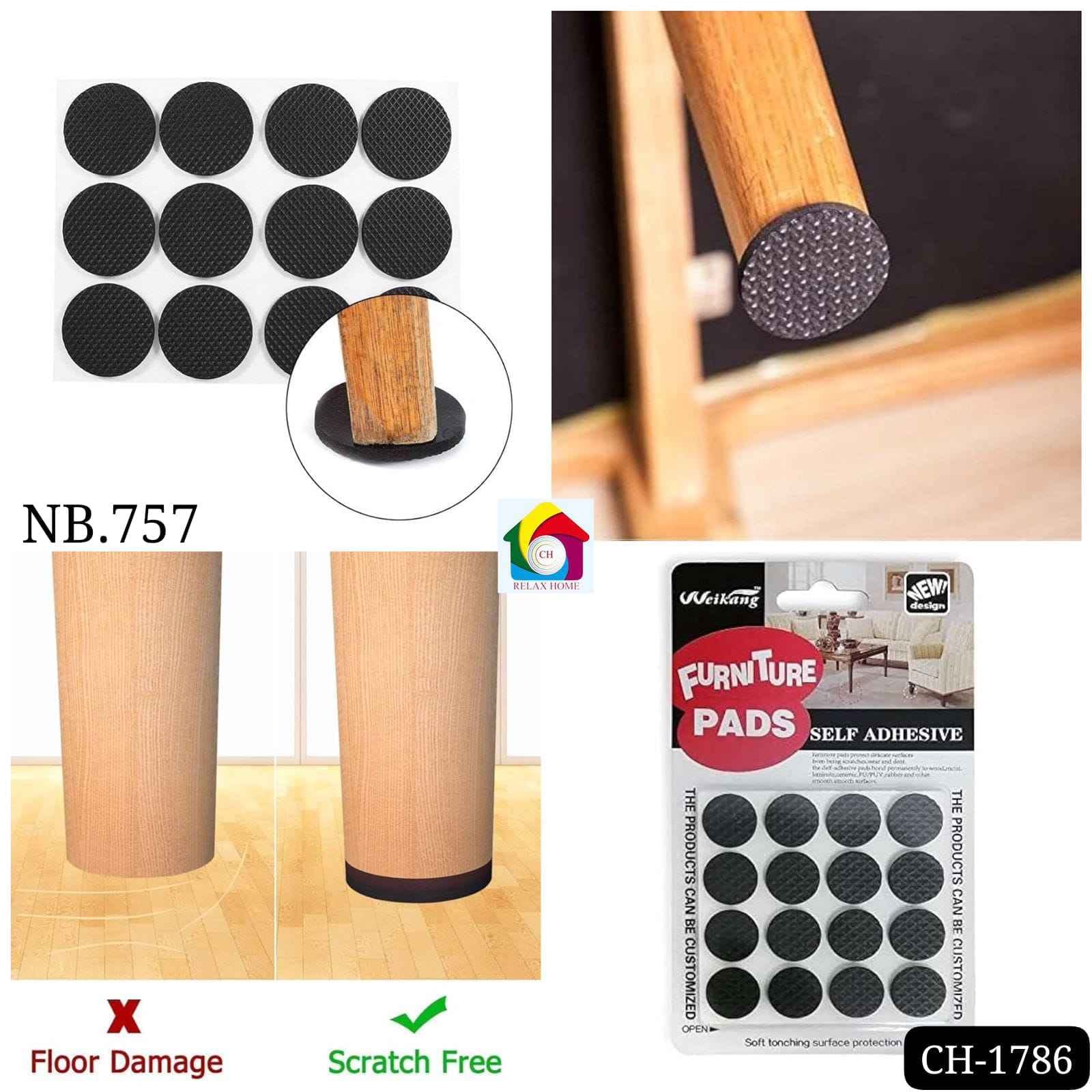 (2CM)32 Pcs Furniture Pads Kit