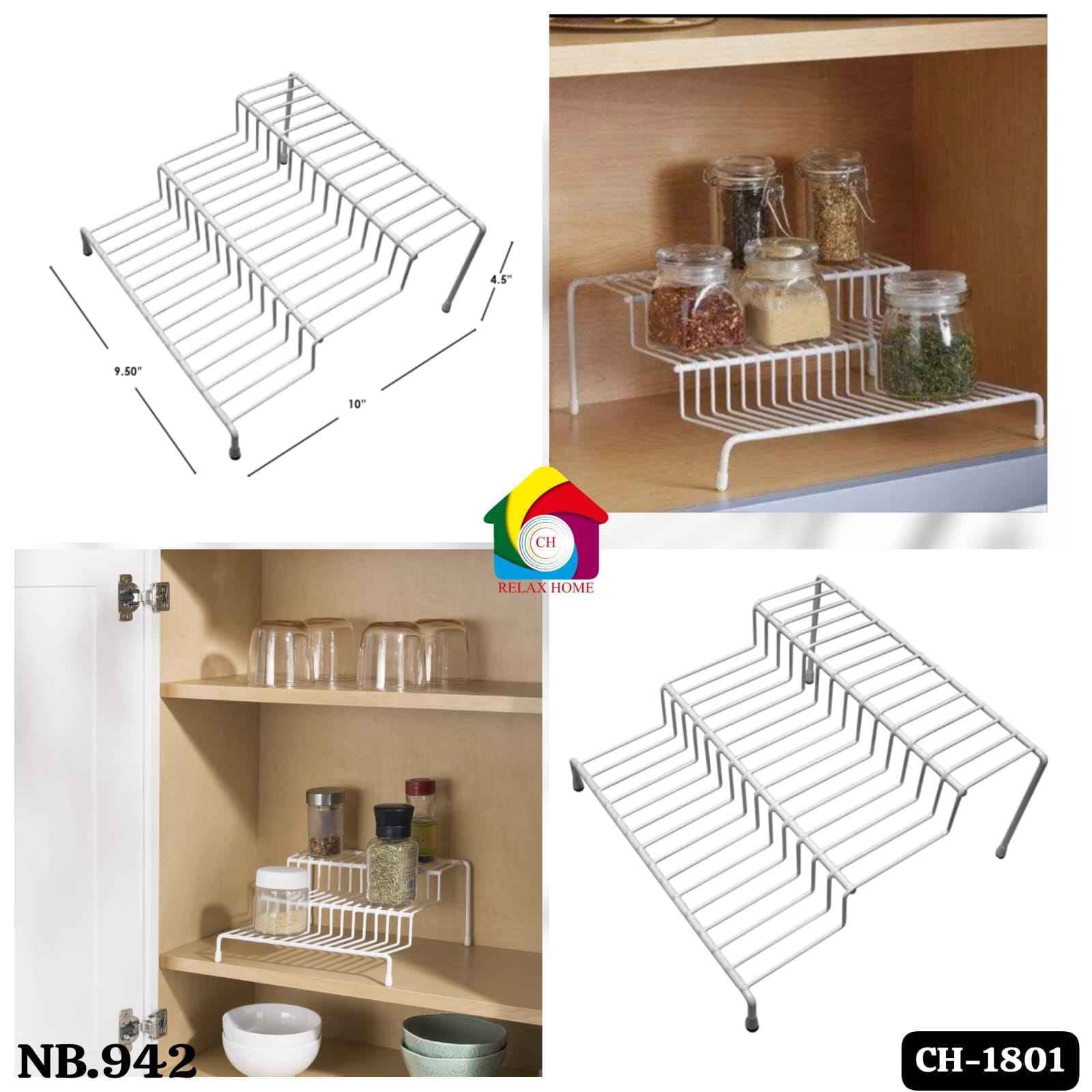 942 3-Tier Steel Spice Metal Organizer