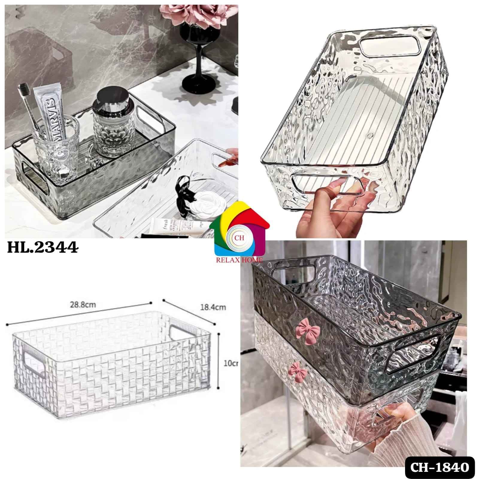 2344 Acrylic Makeup Shelf Organizer