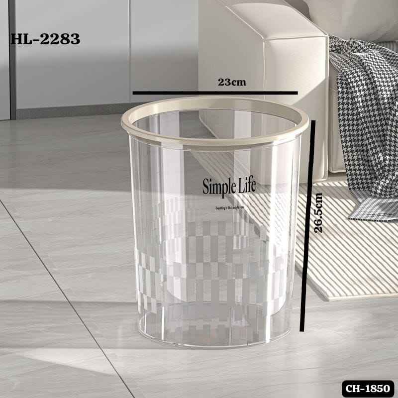 2283 Acrylic Waste paper dustbin