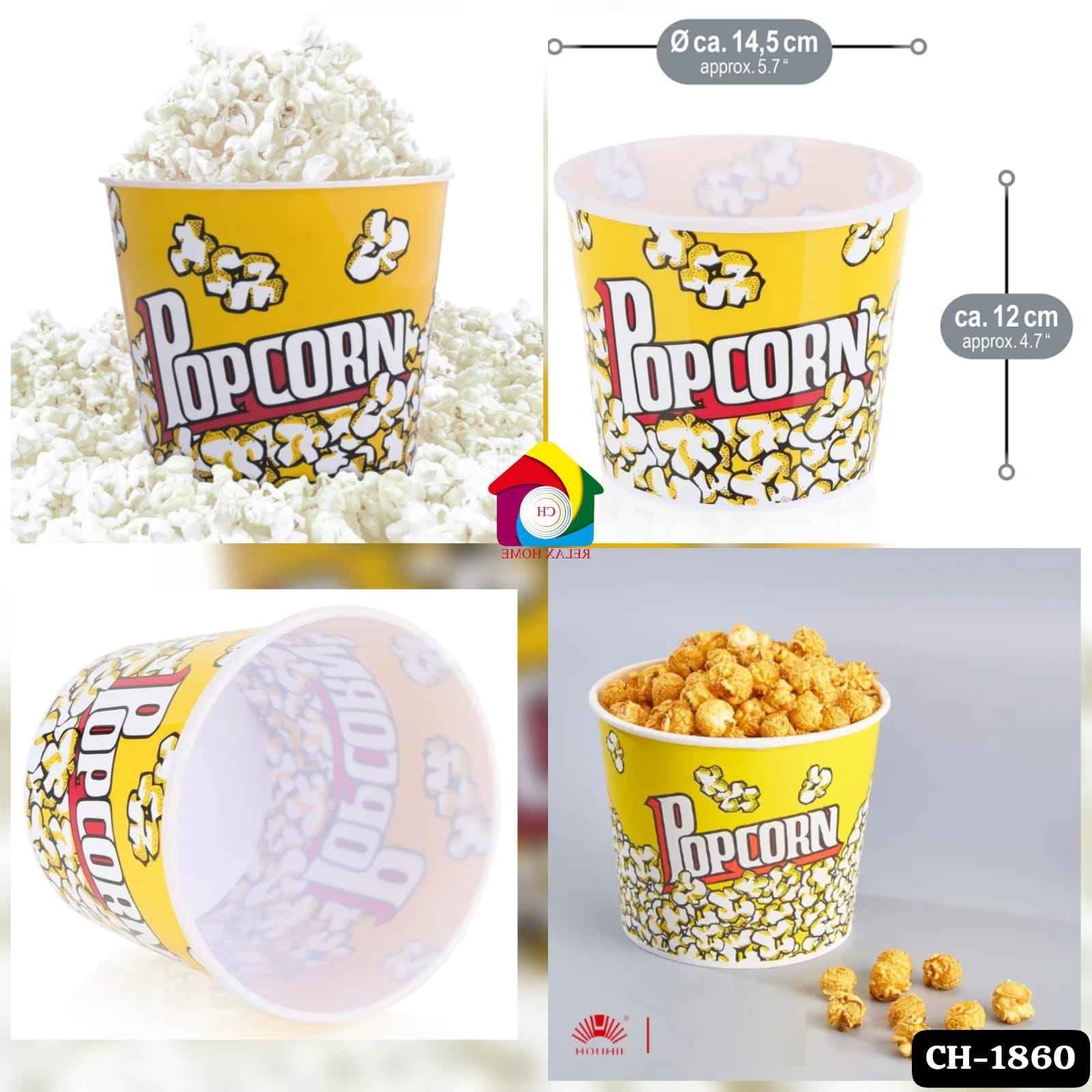 1.25 Litres Reusable Popcorn Bowl