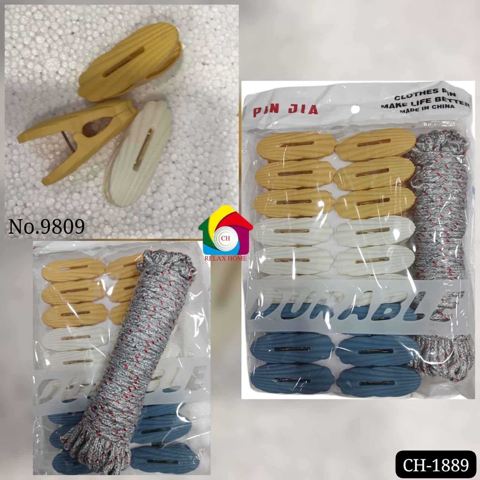 18pcs clip with 1 Rope