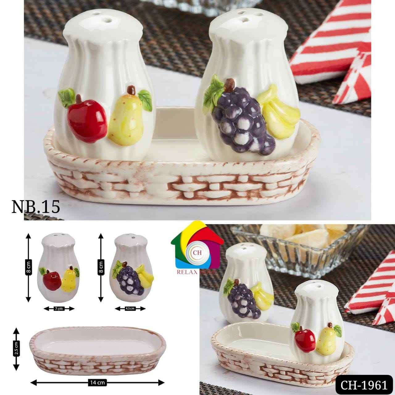 15 Ceramic Salt and Pepper Set