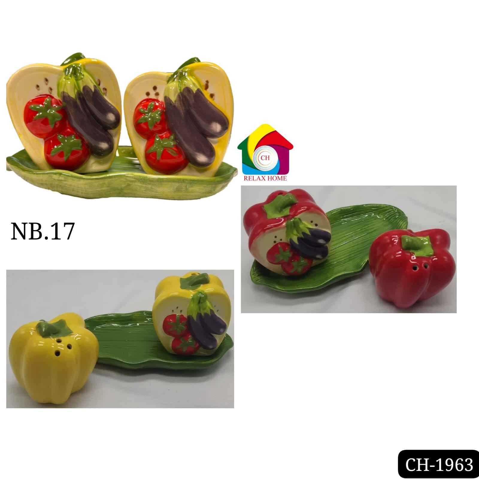 17 ceramic Salt and Pepper Shakers Set