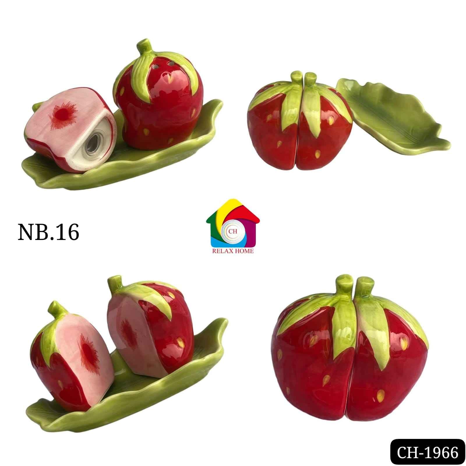 16 Carrot-shaped Salt and Pepper Shakers Set