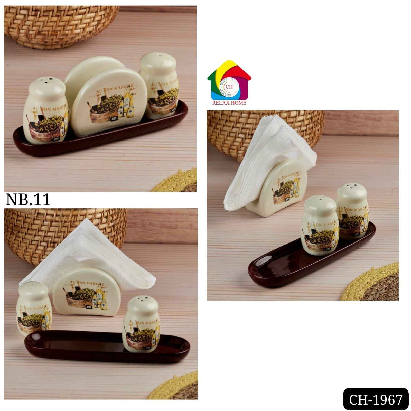 11 Ceramic Salt and Pepper Set