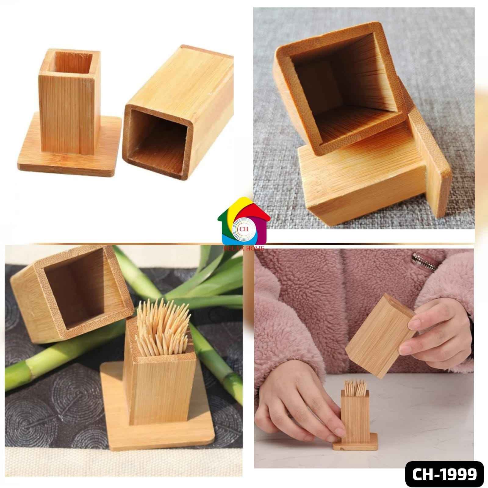 Hotel Hot Pot Bamboo Toothpick Box