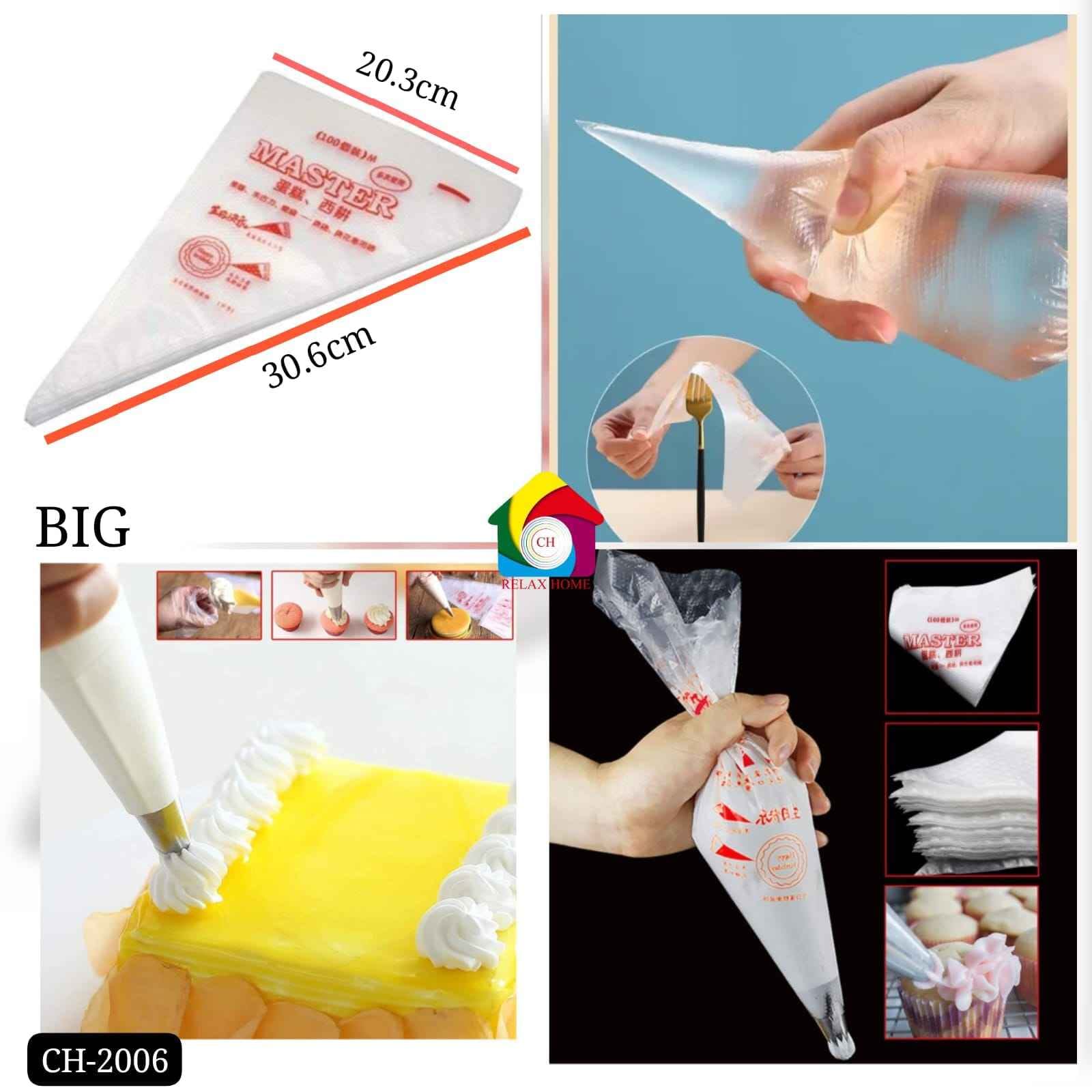(20.3*30.6CM)Transparent Icing Bags