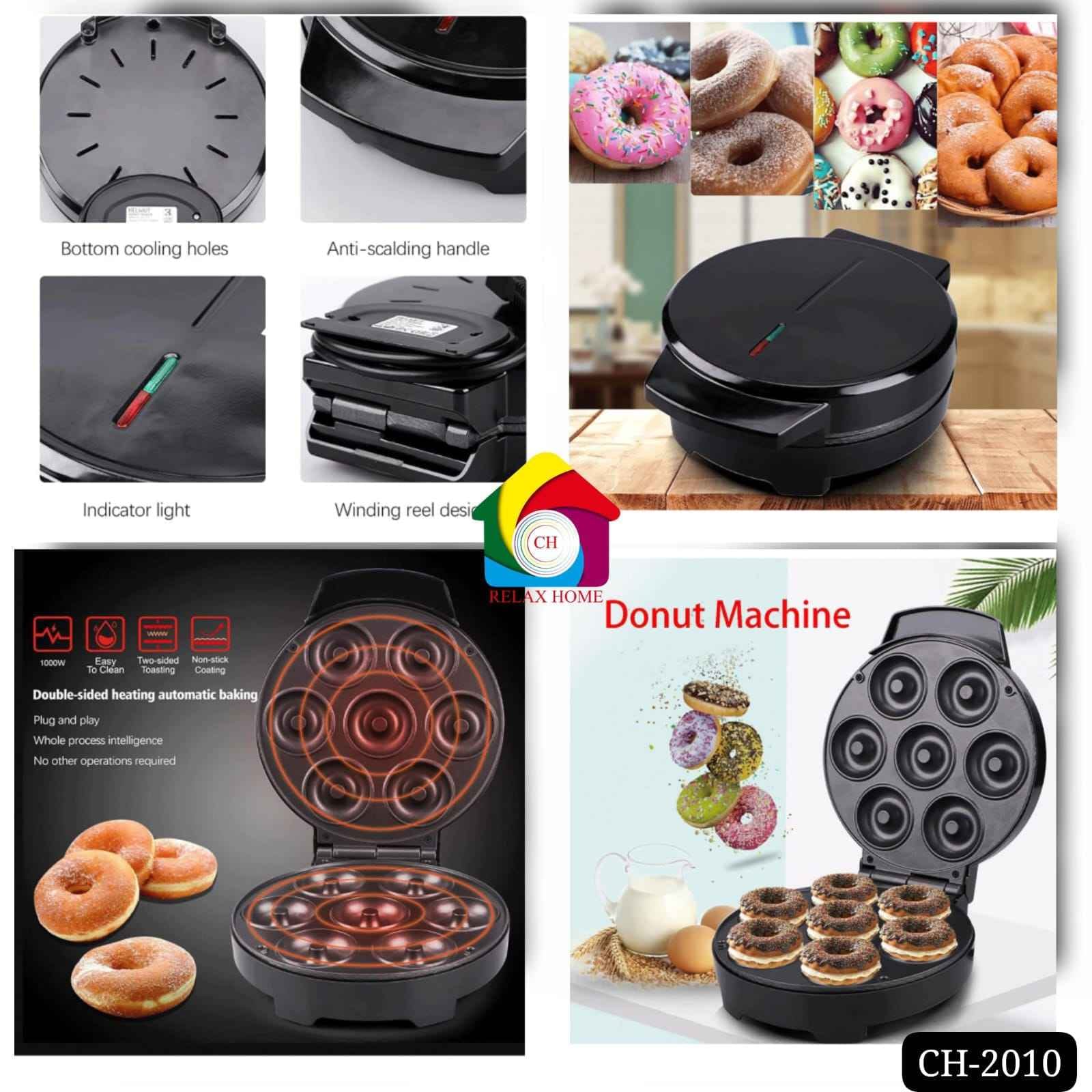 7 Mini Donut Electric Maker 12000W