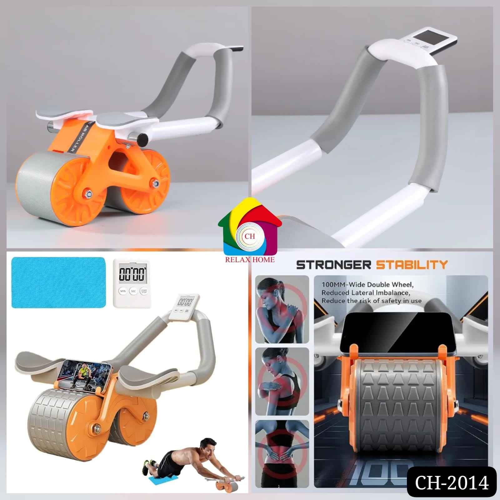 Exercise Machine With Double Wheels