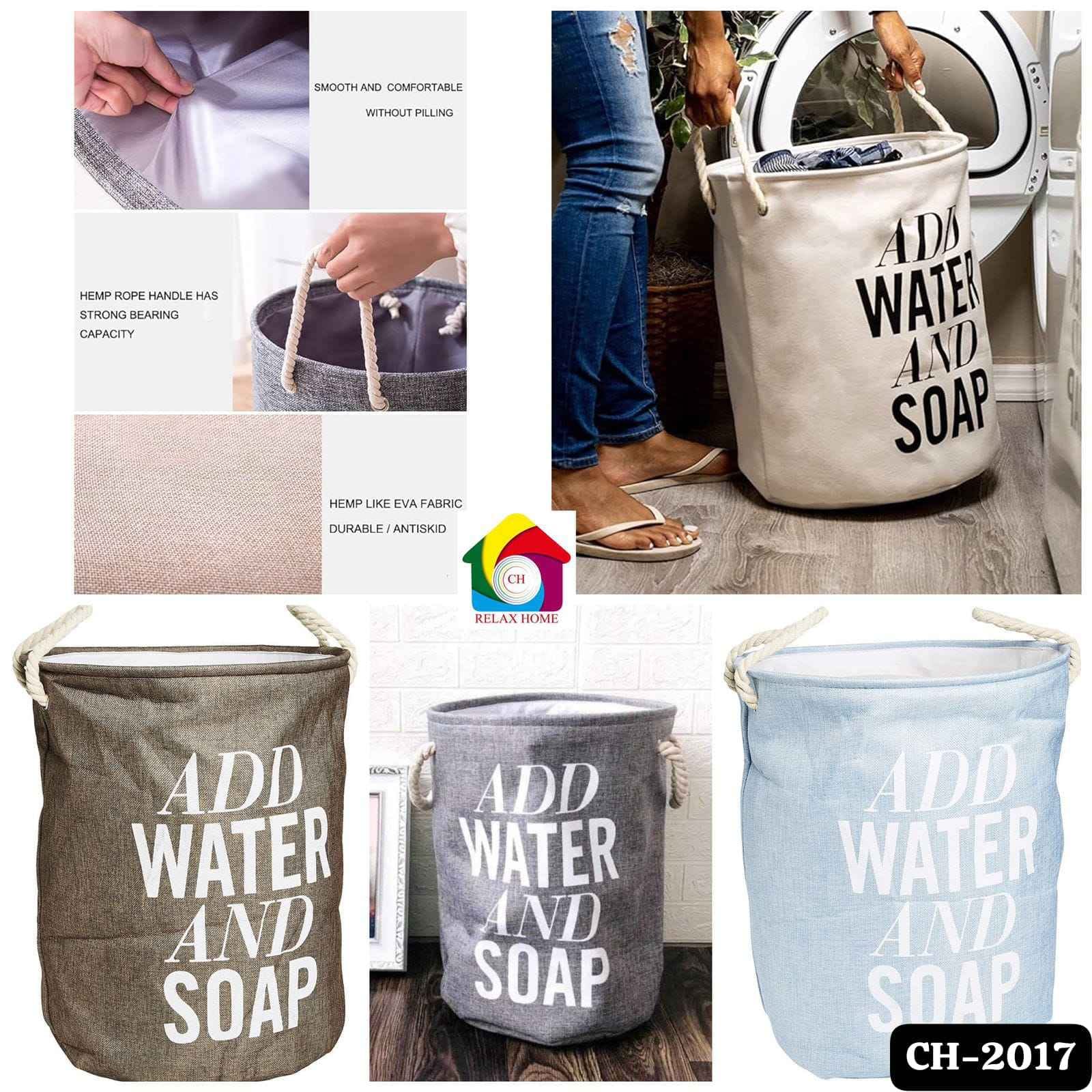 Round Laundry Basket