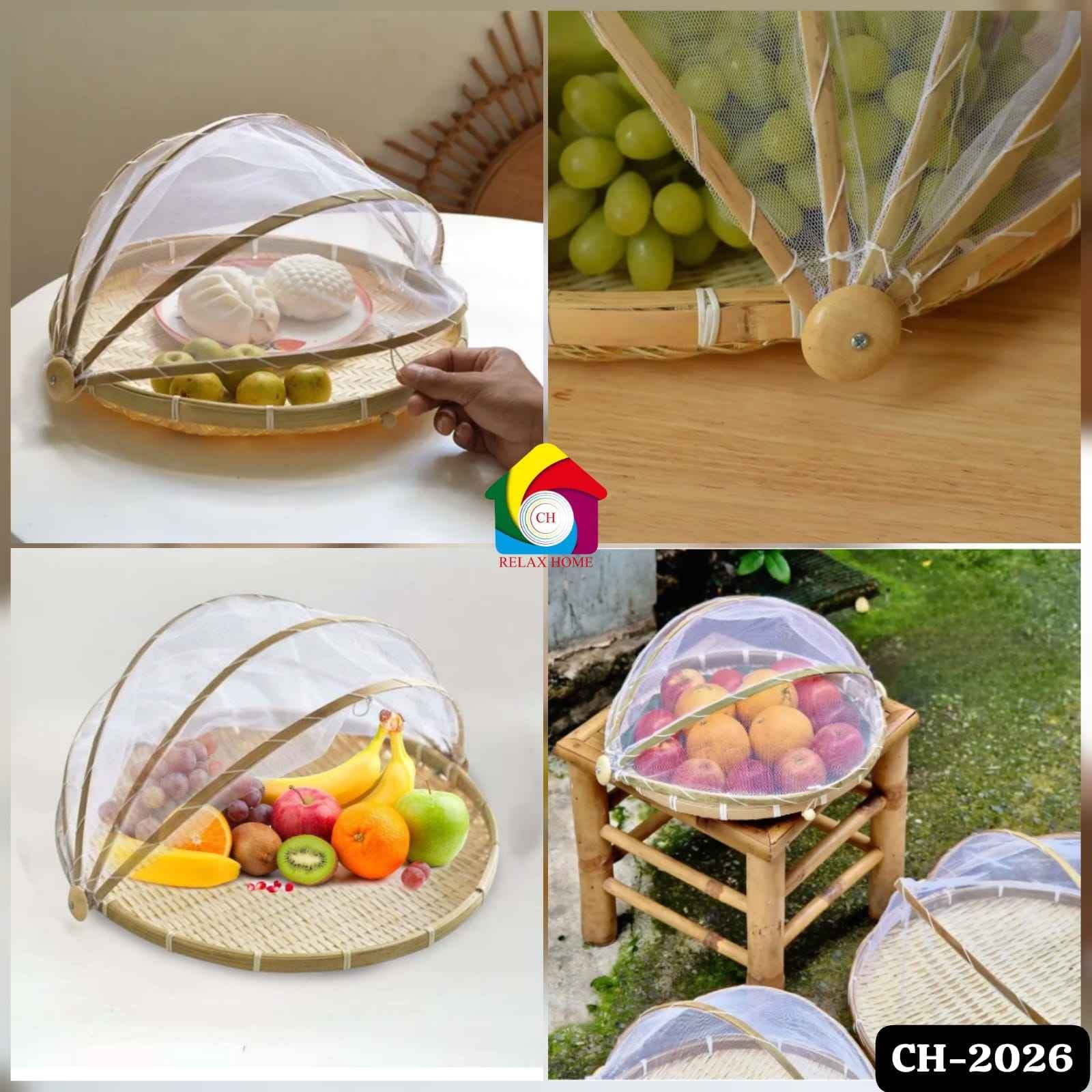 Food Serving Tent Basket