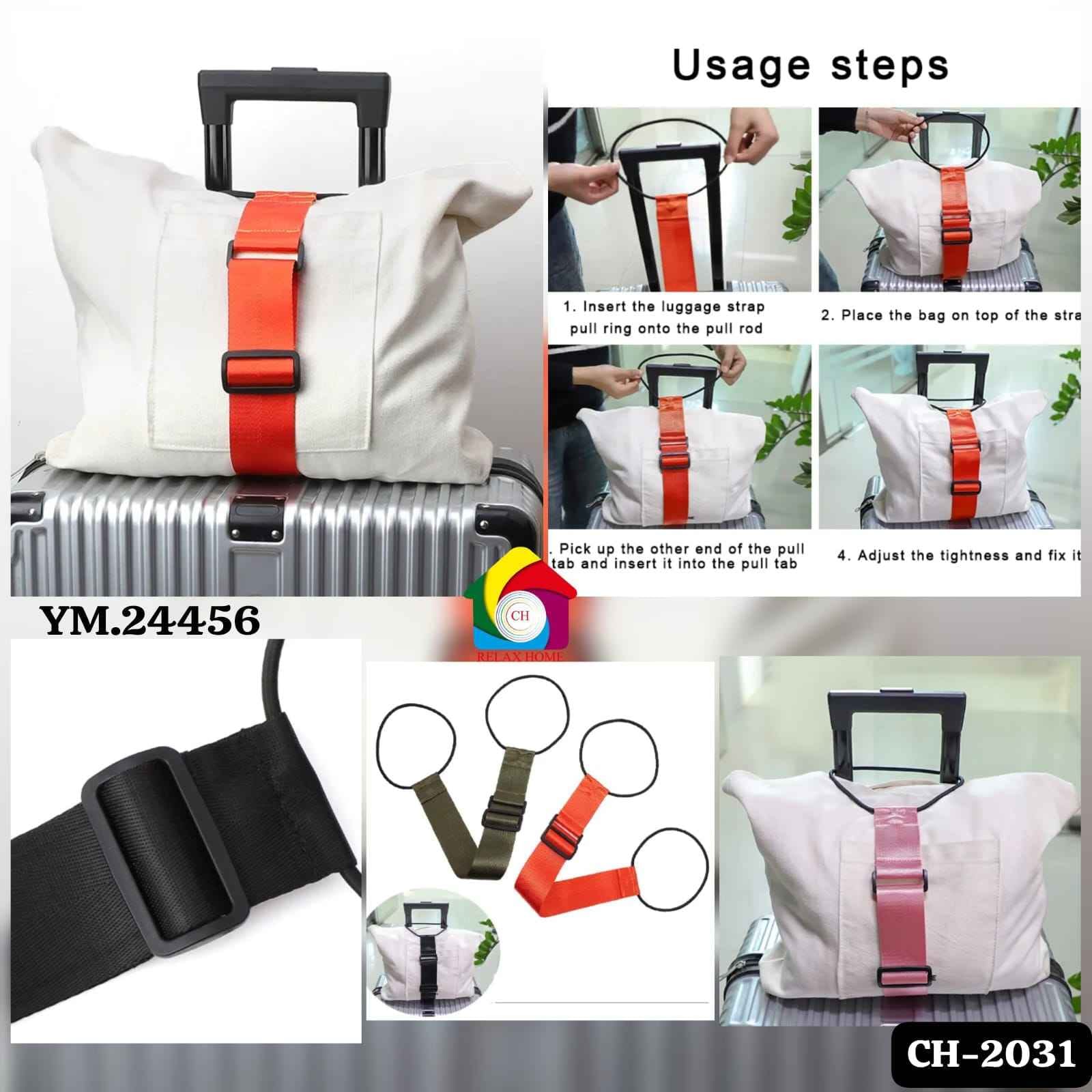 Luggage compartment fixing Strap