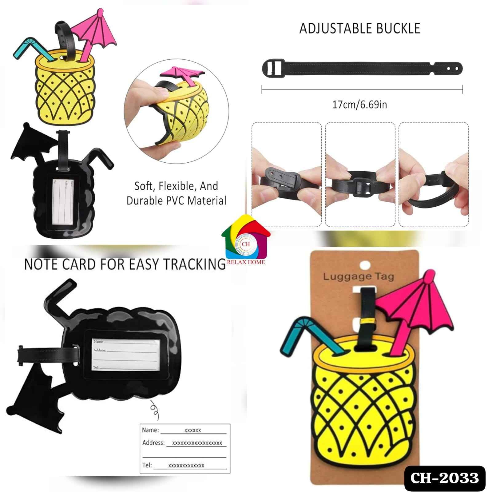 PVC Luggage Tags for Suitcases